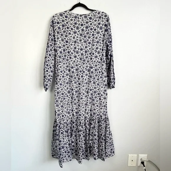 OLIVIA JAMES THE LABEL Size L • Blue Floral Emory Dress. - Picture 5 of 5